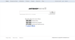 Desktop Screenshot of antibodyreview.com