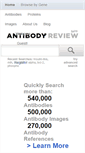 Mobile Screenshot of antibodyreview.com